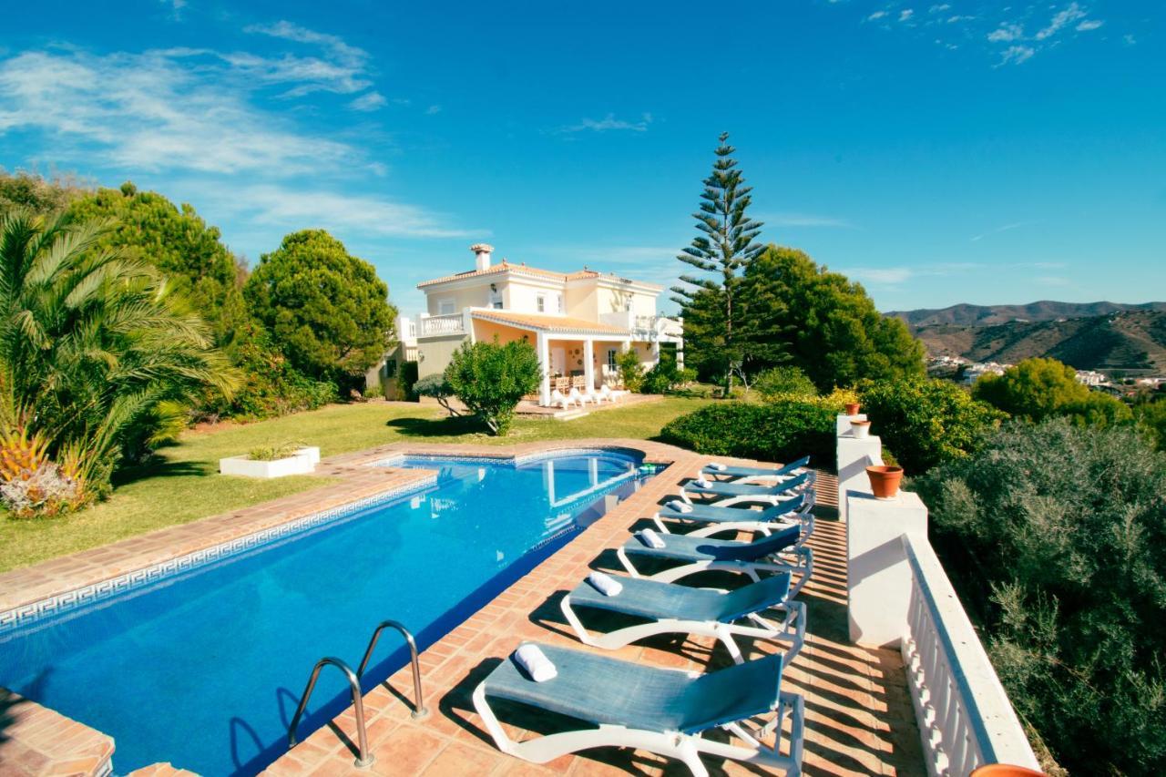 Gran Villa Con Vistas Al Mar Y Piscina Privada 말라가 외부 사진