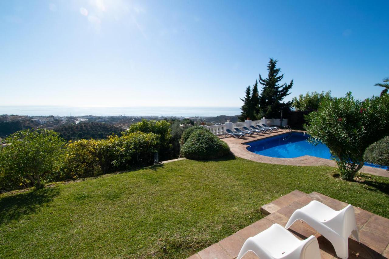 Gran Villa Con Vistas Al Mar Y Piscina Privada 말라가 외부 사진