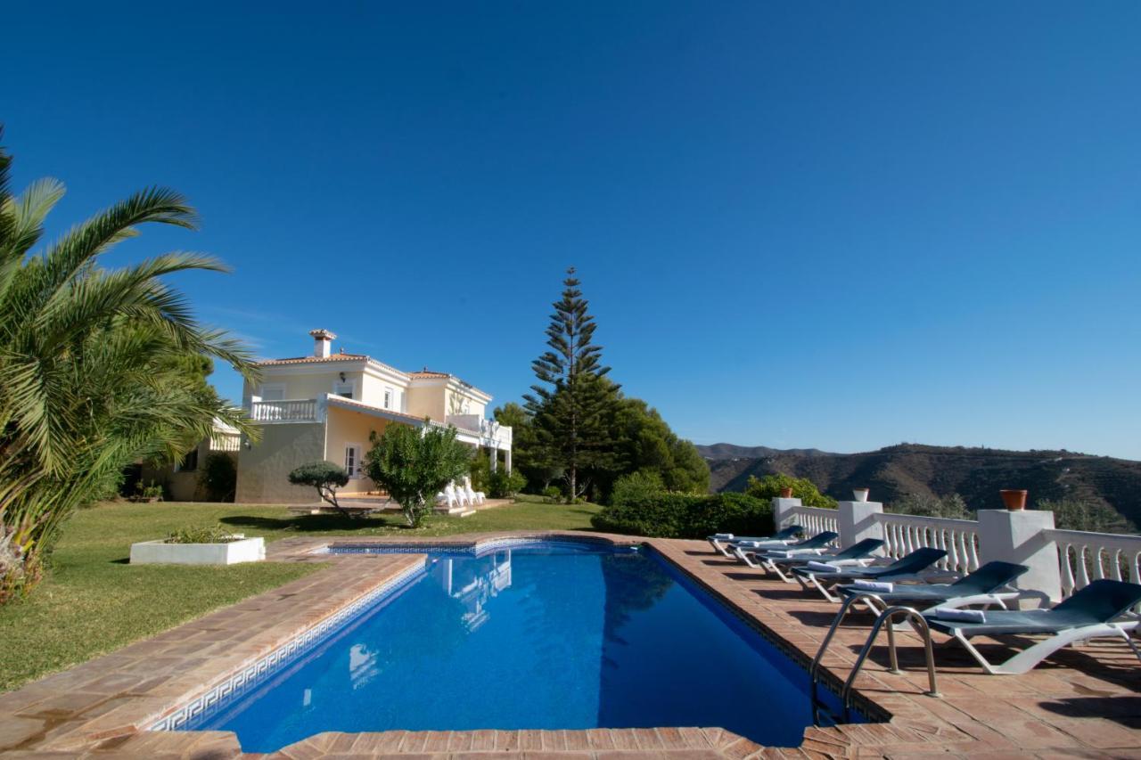 Gran Villa Con Vistas Al Mar Y Piscina Privada 말라가 외부 사진