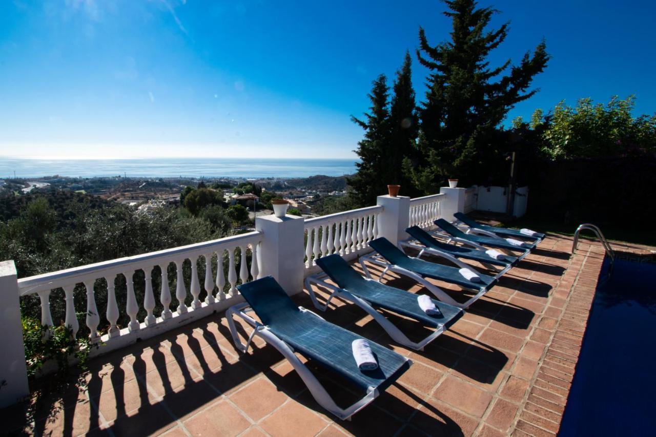 Gran Villa Con Vistas Al Mar Y Piscina Privada 말라가 외부 사진
